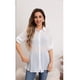 thumbnail image 1 of Blusa Mujer Tipo Lino Algodón Manga Larga Premium Liviana Botones 8056, 1 of 3