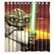 thumbnail image 1 of Cortina de ducha con diseño de Yoda de Star Wars, juego de cortinas de baño con ganchos, tamaño 66 x 72 pulgadas, 1 of 3