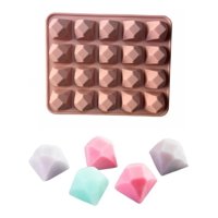 Genérico - Moldes De Chocolate Moldes Silicona Chocolate Diamante