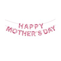 Bothyi - Cartel Floral Feliz Del Día De La Madre Para Colgar En La Pared, Decoración Para Clubes, Patio, Apartamento