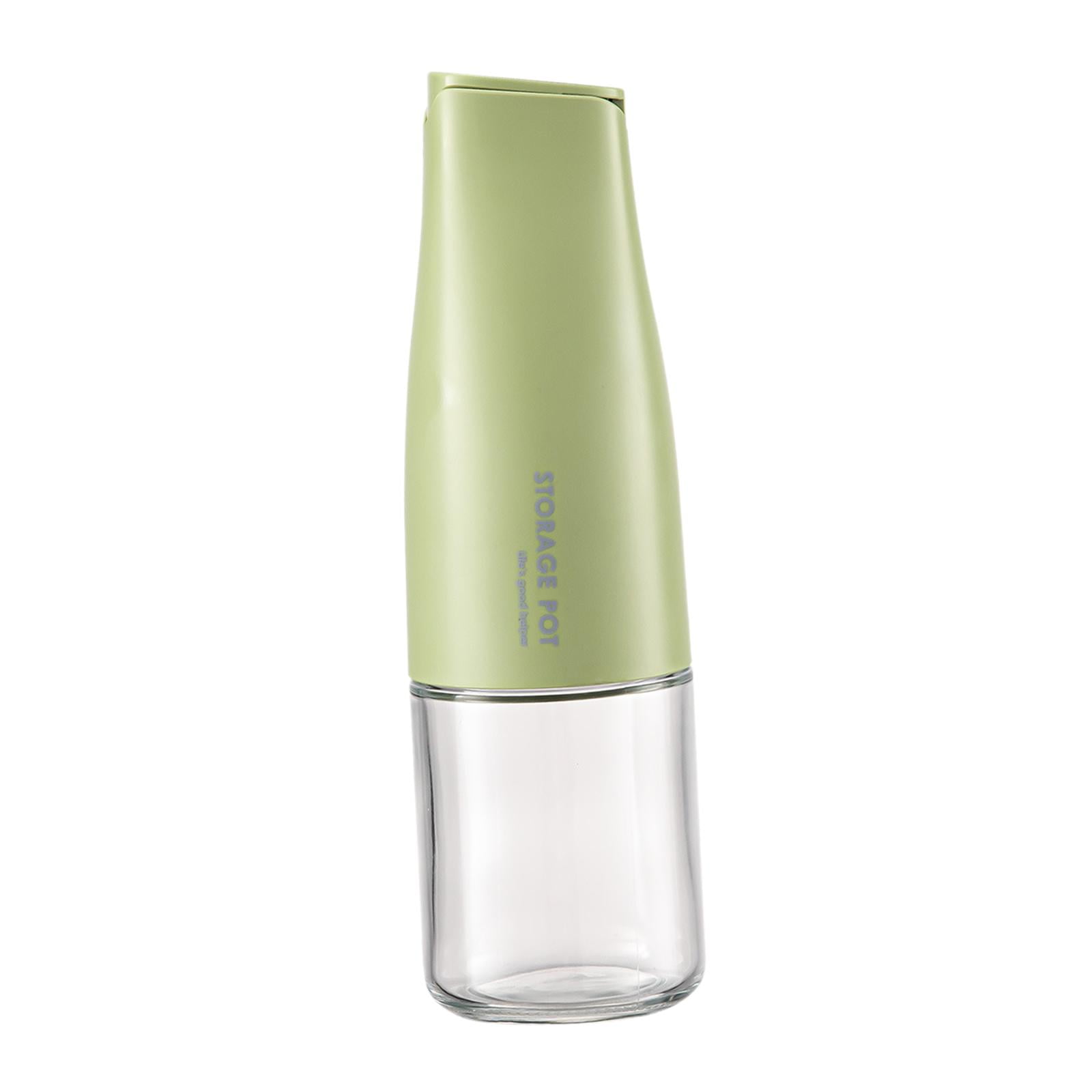 Bothyi - Botella De Salsa De Soja, Tapas Automáticas, Clips Automáticos, Contenedor Para Salsa, Parrilla, Barbacoa, Verde