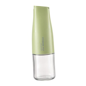 Bothyi - Botella De Salsa De Soja, Tapas Automáticas, Clips Automáticos, Contenedor Para Salsa, Parrilla, Barbacoa, Verde