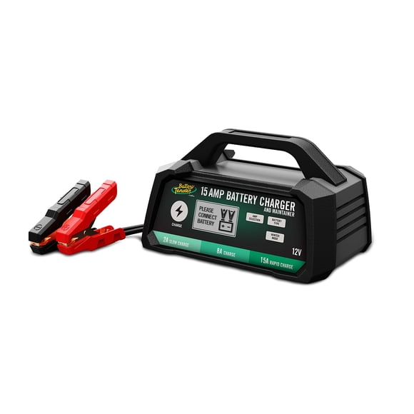 Cargador y mantenedor Battery Tender de 15 A para 12 V con pantalla LCD