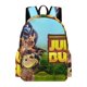 thumbnail image 1 of Pandilla de la Selva-theme Backpack, Campus style schoolbag Bookbag with Adjustable Shoulder Straps And Large Zip Compartment, Unisex Travel Bags.42x30x15cm, 1 of 6