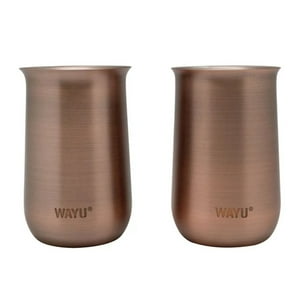 Set 2 Vasos Aperitivo Copper Line Wayu 230Ml Cocteleria Cocina