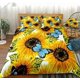 thumbnail image 1 of Sunflower Flowers Gift BP03 Quilt Duvet Cover Set Bedclothes Bedroom Decor3-Piece Bedding Set, 1 of 5