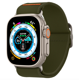 thumbnail image 1 of Correa Spigen Lite Fit compatible con Apple Watch – 44 / 45 / 46 / Ultra 49 MM – Tela - Verde / Conector Titanio, 1 of 6
