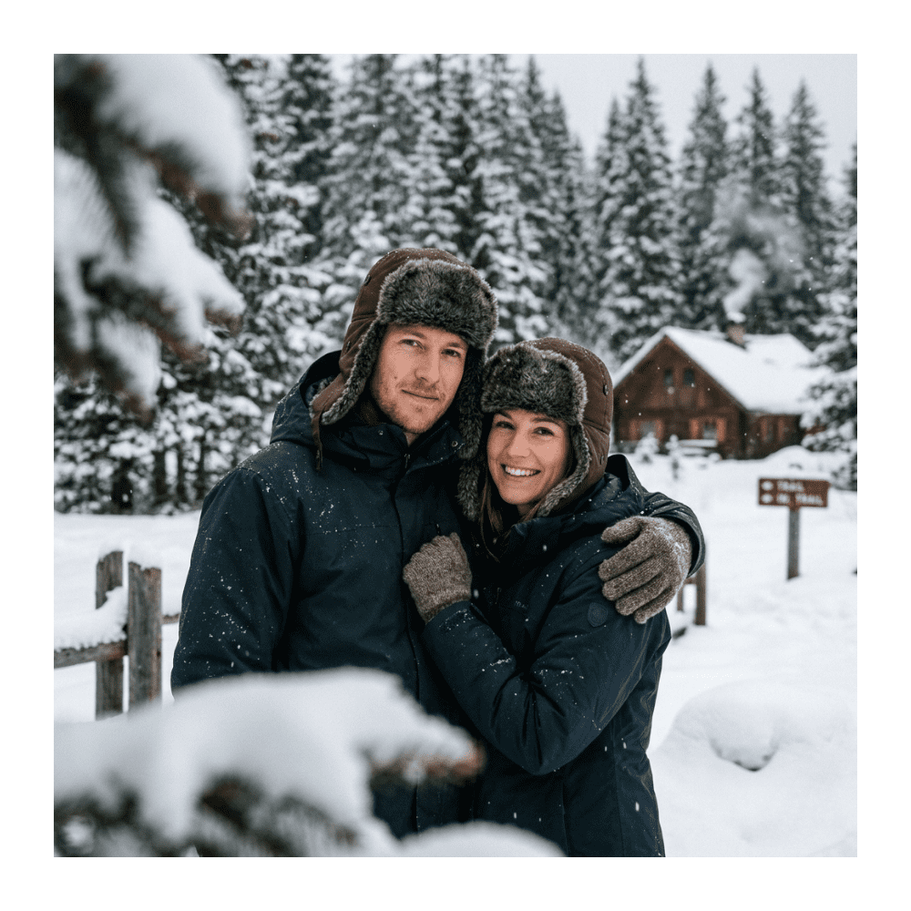Genérico - Gorro Ruso Unisex De Lona Parka Calido Termico