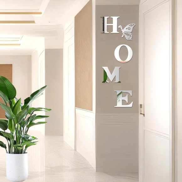 Home Letter Sign Wall Decor Living Room, Large Home Acrylic