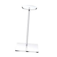 Magideal - Soporte De Acrílico Portátil Para Sombrero, Independiente, Sin Soporte De Almacenamiento, Organizador, Colgador De Sombrero De Exhibición Con Pedestal