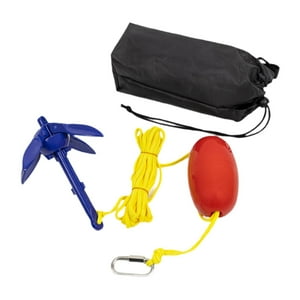 Genérico - Ancla De Bote Plegable De 0,5 Kg Para Lancha Rápida, Bote De Pesca Inflable, Esquí