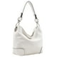 thumbnail image 1 of Bolso Hobo para Mujer - Emily, MKF Collection, Bolso de Hombro de Cuero Vegano Suave, Espacioso y Casual - Blanco, 1 of 3
