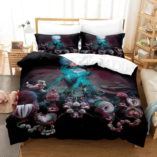 Singer Bjork Björk Bedding Set Duvet Cover Bed Set Quilt Cover Pillowcase Comforter Size Boys Adult Bedding Set Bed Sheets