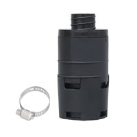 Magideal - Tubo De Entrada De Silenciador De Filtro De Aire Automático Negro Para Calentador De Estacionamiento De 25Mm