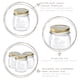 thumbnail image 2 of Tarro Mason Bormioli Rocco 140 ml con Tapa Giratoria Libre de BPA, 2 of 3