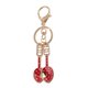 thumbnail image 1 of Llavero Con Colgante De Cucharas De Cristal Con Diamantes De Imitación, Color Rojo, 1 of 2