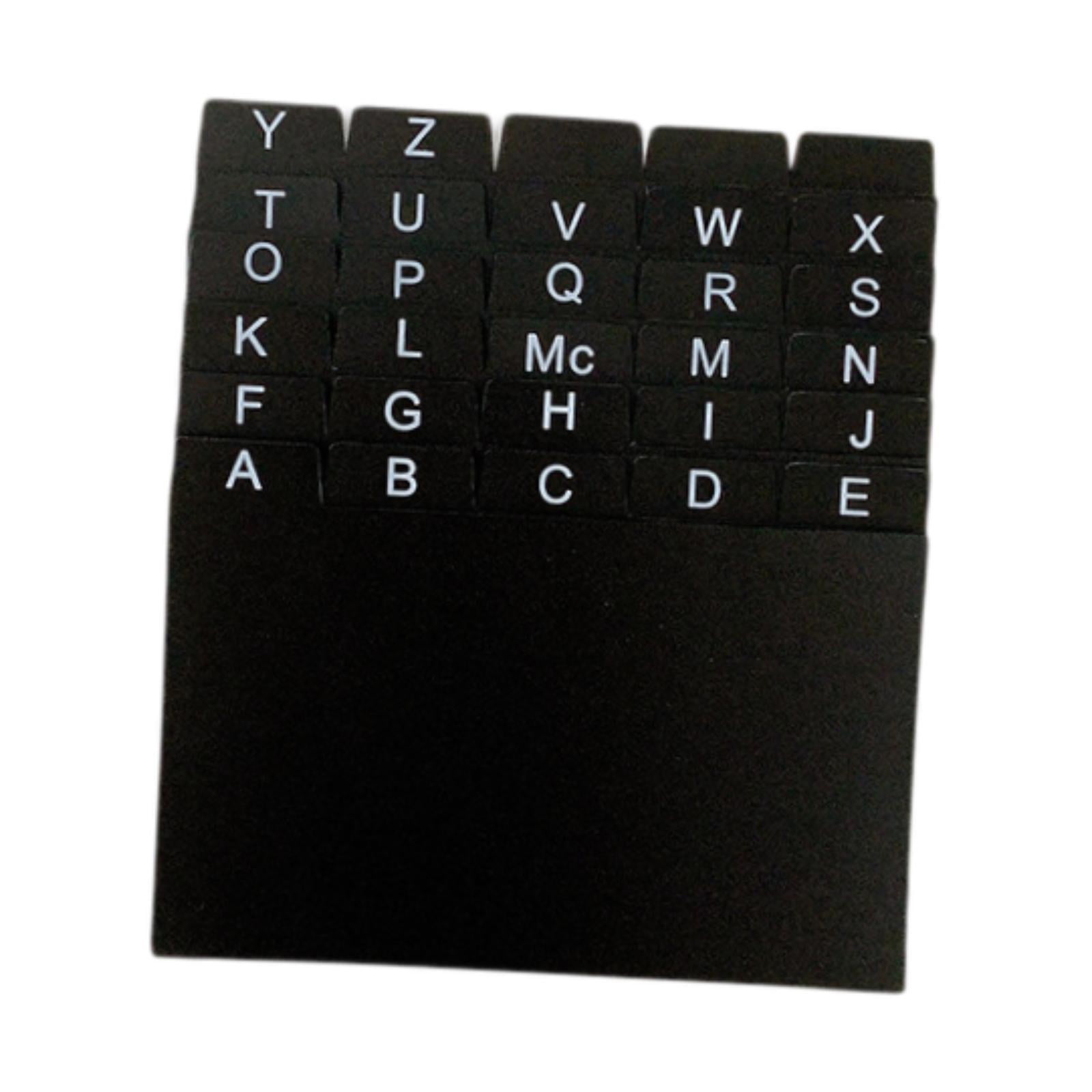 Ioensy - Divisores De Tarjeta De Índice 30x 3x5 "pestañas De Divisores De La Carpeta De Archivo Para La Oficina En Casa