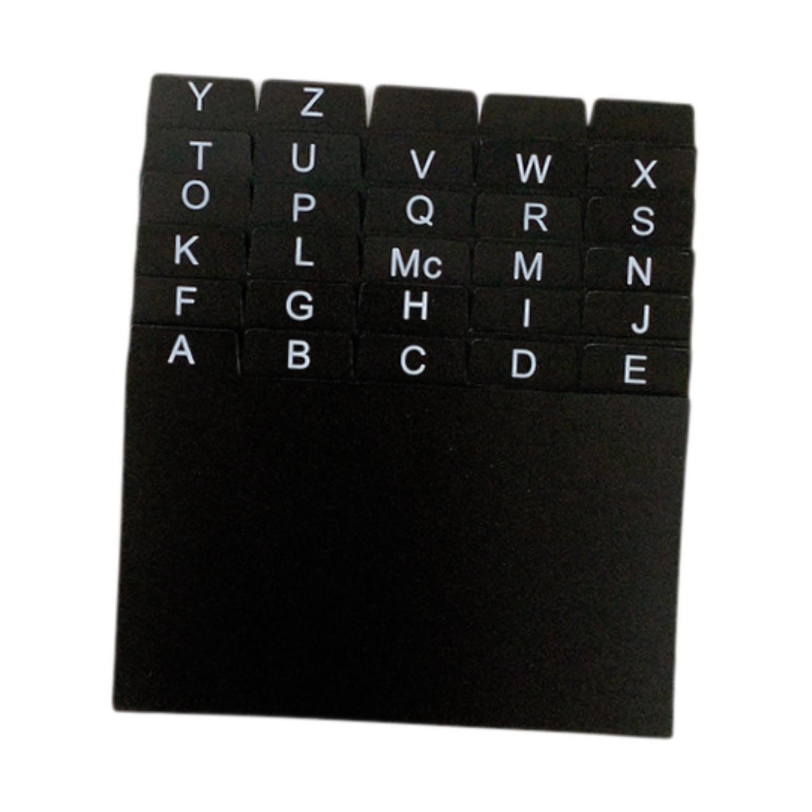 Ioensy - Divisores De Tarjeta De Índice 30X 3X5 ""Pestañas De Divisores De La Carpeta De Archivo Para La Oficina En Casa