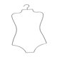 thumbnail image 4 of Percha De Trajes De Ba?o Para Ni?os, Percha De Bikini Con Forma De Cuerpo Para Ropa, Abrigo, Ropa De Playa, 4 of 5