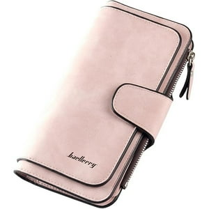 Veat00L - Billetera Larga Para Mujeres, Bolso Para Mujeres Con Cerradura Rfid, Tarjeta De Visita De Gran Capacidad, Material Pu, Regalo Perfecto