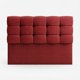 thumbnail image 4 of Cama Dos Plazas Con Respaldo y bases divididas de 150 X 190cm Tapizada en Lino Rojo, 4 of 6