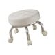 thumbnail image 1 of Taburete Giratorio De 360° Para Tareas Domésticas, Para Sala De Estar, Hogar Y Oficina, Color Blanco, 1 of 5