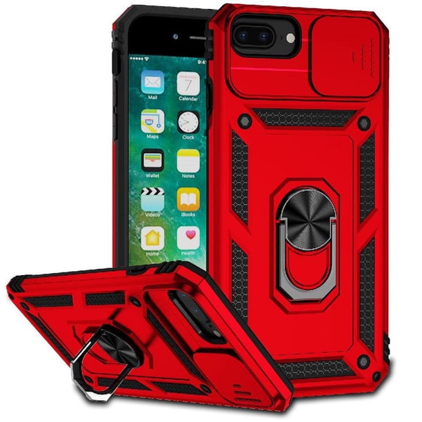 Estuche GANGXUN para iPhone 6 Plus, soporte giratorio 360°, estilo mecánico y magnético
