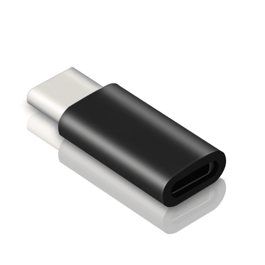 Oem - Adaptador Lightning A Usb-c Negro - 2804