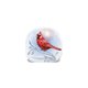 thumbnail image 2 of Globo de Nieve Musical The Bradford Exchange Cardinal 13 cm, 2 of 4