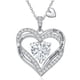 thumbnail image 1 of Collar HESHPAWS Love Pendant con Zirconia y Piedra de Nacimiento, 1 of 5