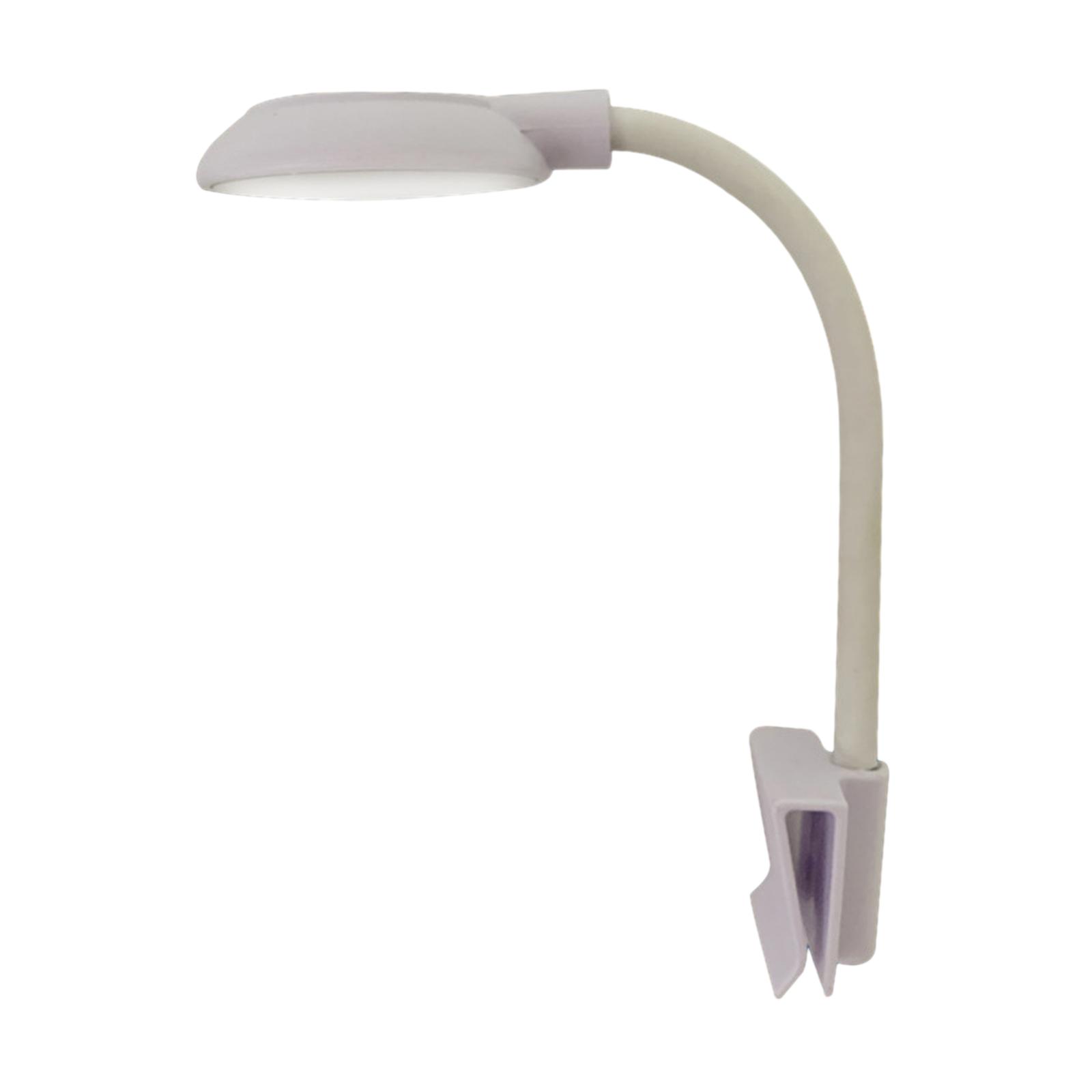 Magideal - Luz Para Pecera, Mini Clip De Luz Para Acuario, Iluminación Acuática De Agua Dulce, Rotación Libre De 360 Grados, Iluminación Impermeable Para Plantas Blanco