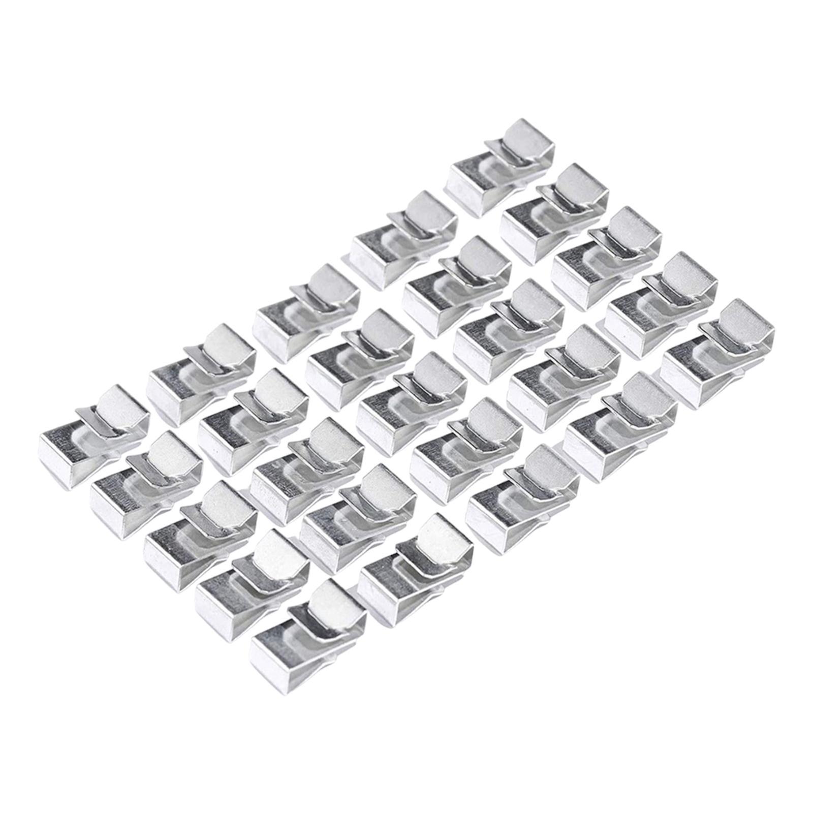 Ioensy - 25 Piezas Clips De Alambre Del Marco Del Remolque Accesorios De Durabilidad Portátiles Prácticos