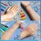 thumbnail image 4 of Set de arte corporal con bolígrafo con purpurina Townley Girl Disney Stitch, 16 unidades, 4 of 9
