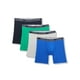 thumbnail image 1 of Calzoncillos tipo bóxer Tommy Hilfiger de algodón elástico para hombre, paquete de 4, 1 of 3