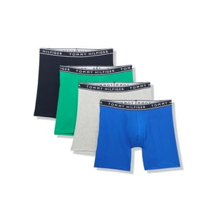 Calzoncillos Tipo Bóxer Tommy Hilfiger De Algodón Elástico Para Hombre, Paquete De 4