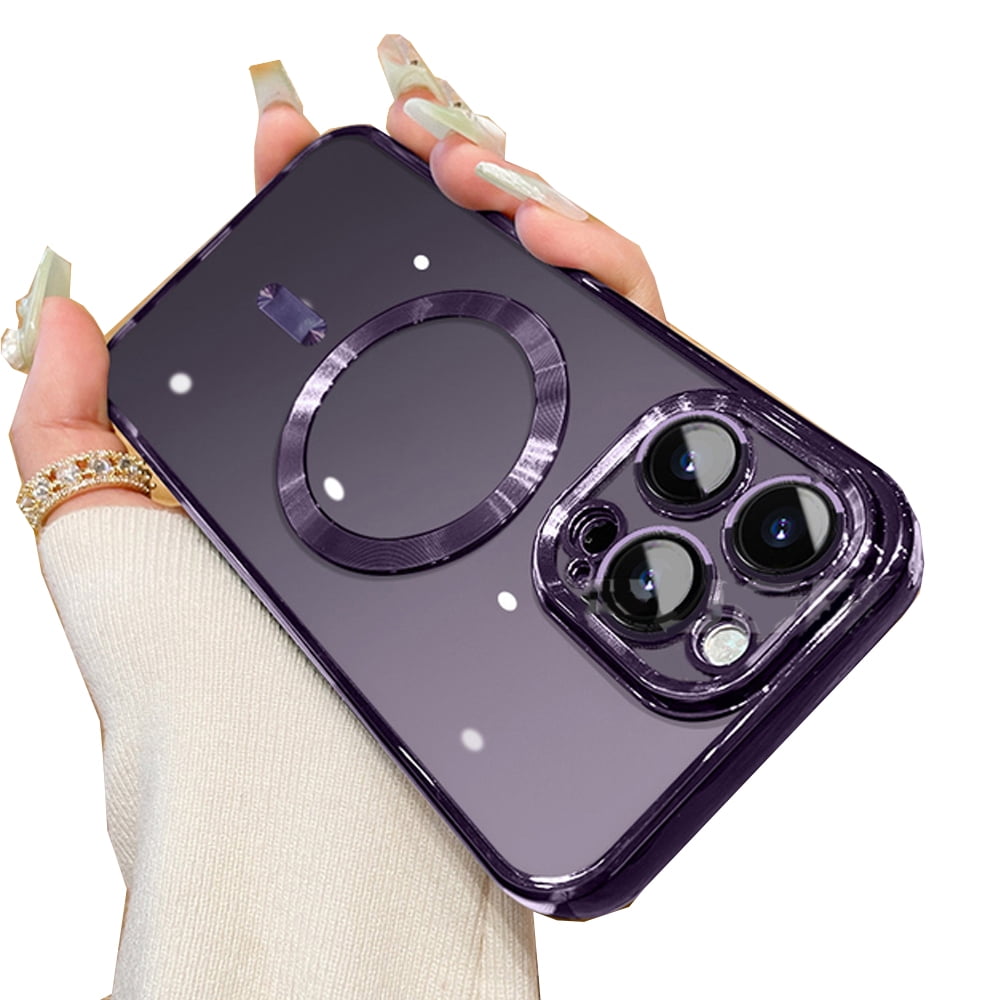 Vanan - Carcasa Magnetica Para Iphone 13 Pro Morado