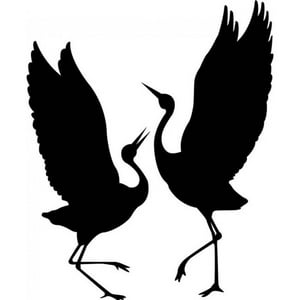 Rienda Libre Graphics - Decomural Heron Birds Wild Animals Ws-18273