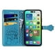 thumbnail image 3 of Funda Cartera FOXDOCK para iPhone 14 ProMax , Flip PU con Relieve de Gatos y Perros, Tarjetero y Soporte, 3 of 6