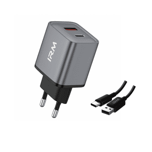 Genérico - Cargador Carga Rápida 20W Doble Usb Usb-C +Cable Usb-C