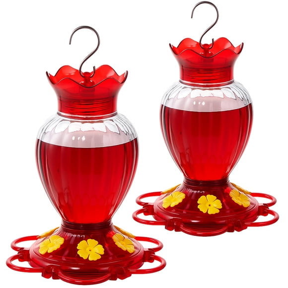 Juego de 2 Comederos para Colibríes Backyard Expressions de Plástico de 600 ml