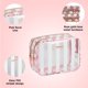 thumbnail image 2 of Bolsa de Maquillaje Conair Grande con Doble Cierre para Cosméticos y Artículos de Tocador Rosa, 2 of 5