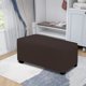 thumbnail image 2 of Funda de mueble para otomana elástica, fácil de usar, grande, color chocolate, 2 of 7