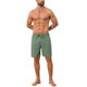 thumbnail image 2 of INSPIRE CHIC Pantalones Cortos de Pijama para Hombre con Cintura de Cordón y Patrón a Cuadros 30 Verde, 2 of 5