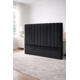 thumbnail image 1 of Respaldo Cama 2 Plaza Elegante Moderno En Felpa Premium Color Negro, 1 of 3