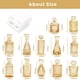 thumbnail image 3 of Juego de 12 jarrones de cristal ámbar para flores TBWIND Gold, 3 of 9