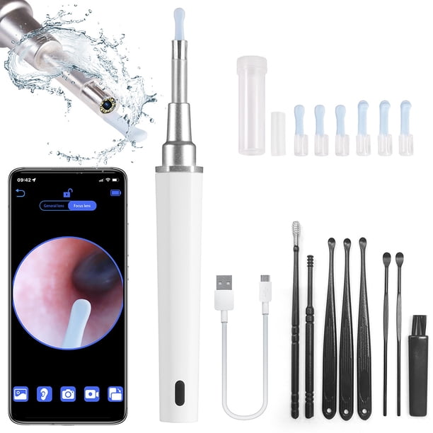 Tongwode Ear Wax Removal Tool Ear Care WIFI 5MP Visual Ear Sticks Endoscope Precision Earpick Mini Camera Otoscope Health Care