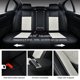 thumbnail image 4 of Fundas para asientos de coche TINRAIYANG – Juego completo de cuero negro y beige, 4 of 8