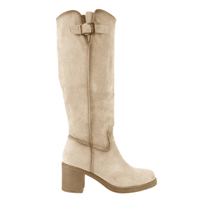 Bota Agua De Coco Suede Beige