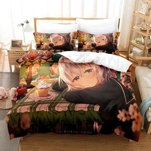 Zombie Land Saga Bedding Set Bed Set Adult Kid Bedroom Duvetcover Sets bed sheet set Bed Sheets
