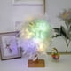 thumbnail image 5 of Boa Larryhot de 2 yardas con plumas blancas iluminadas, 5 of 7